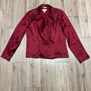 Elegant Burgundy Women's Top